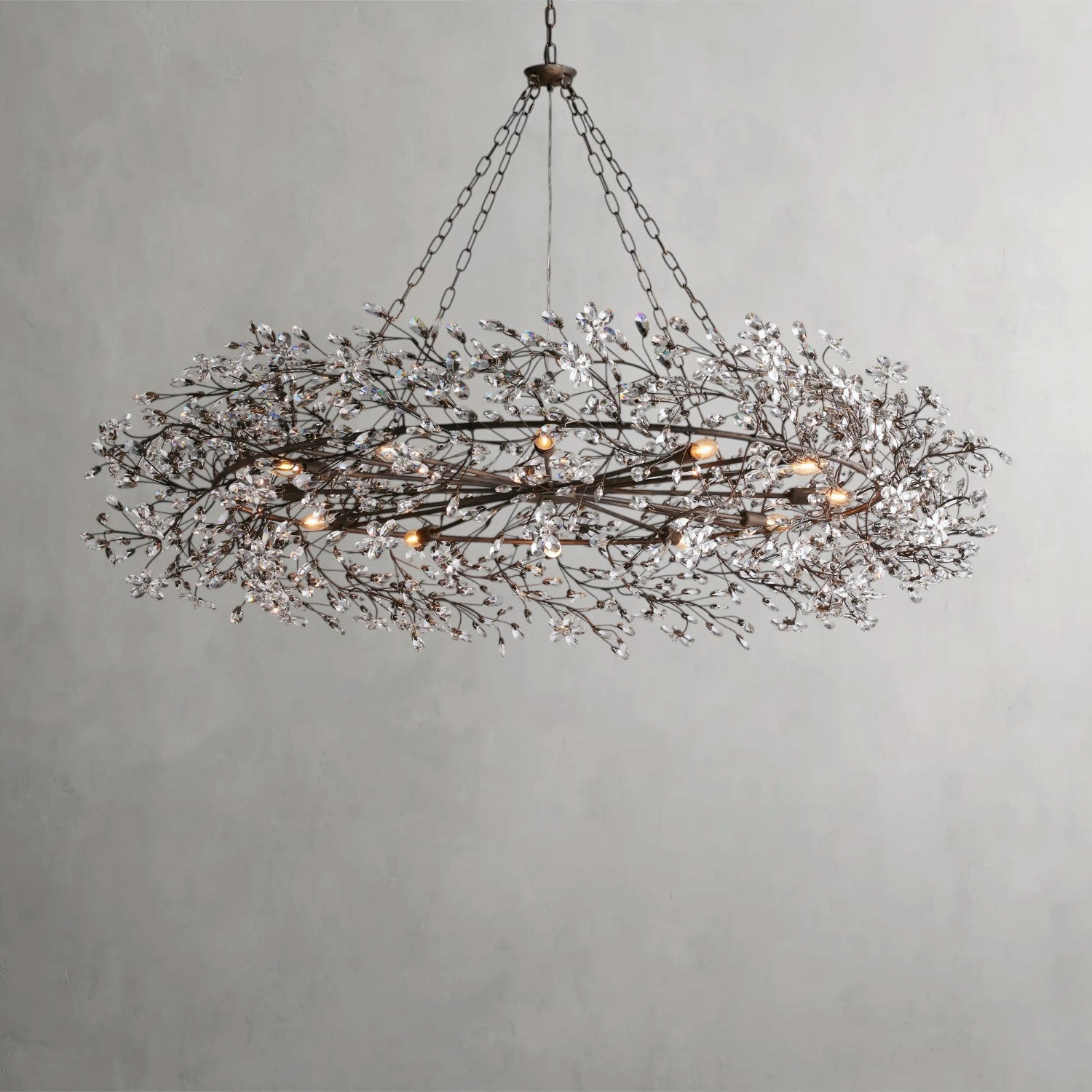 Fiore Crown Chandelier 39", 48", 60"